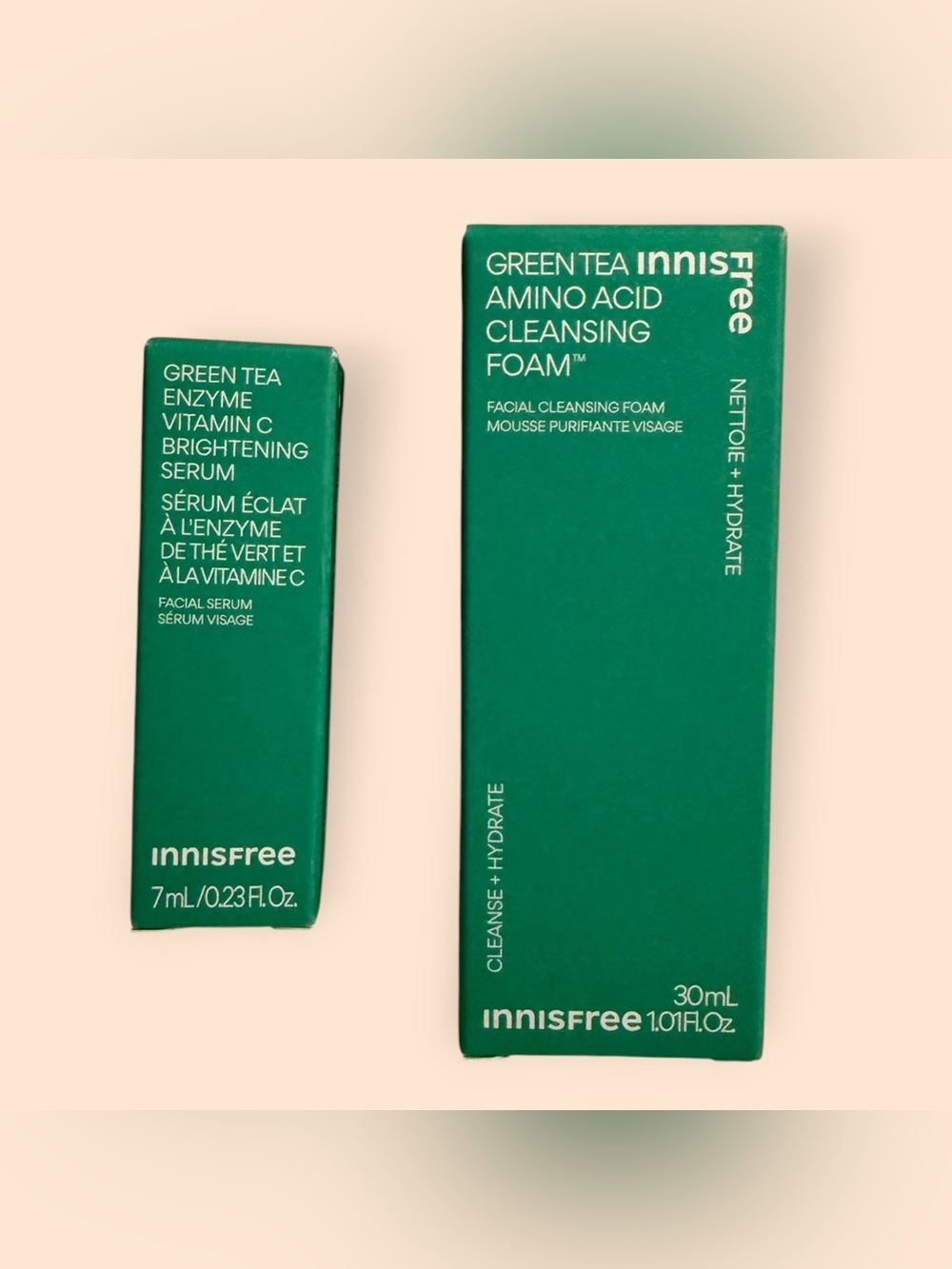 ✨ 3 for $20 ✨ InnIsFree Green Tea Cleanser + Serum